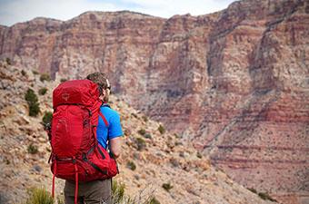 Osprey Atmos AG 65 (in Grand Canyon)